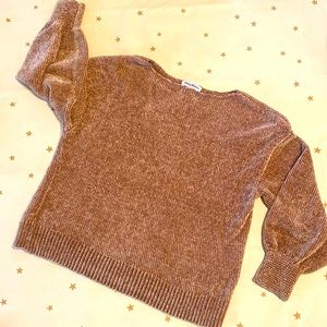 Tommy Bahama Golden Tan Knit Sweater Women's Large Boatneck Gold M1